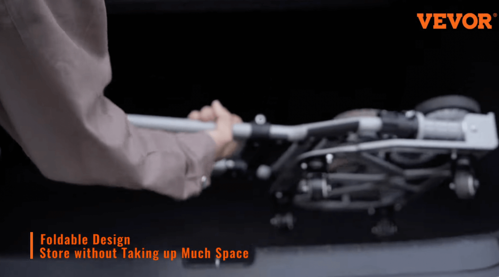 VEVOR stair-climbing cart foldable design