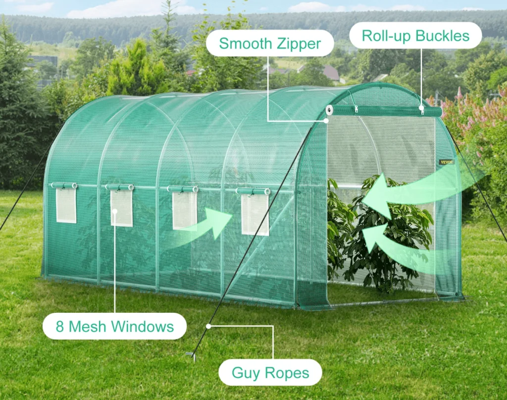walk-in tunnel greenhouse