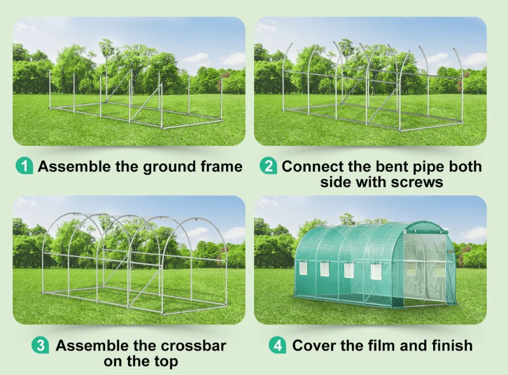 VEVOR walk-in tunnel greenhouse