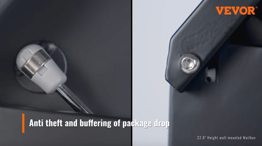 wall-mount mailbox security features