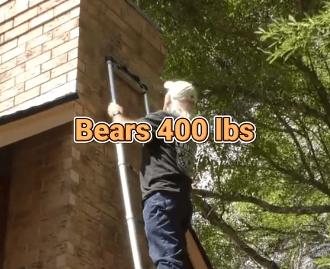 400-lb capacity telescoping ladder