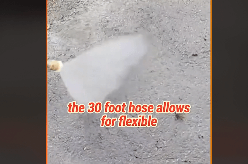 Cleaning with the VEVOR Electric pressure washer