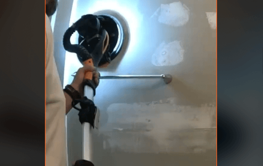VEVOR Drywall Sander with LED strip lighting