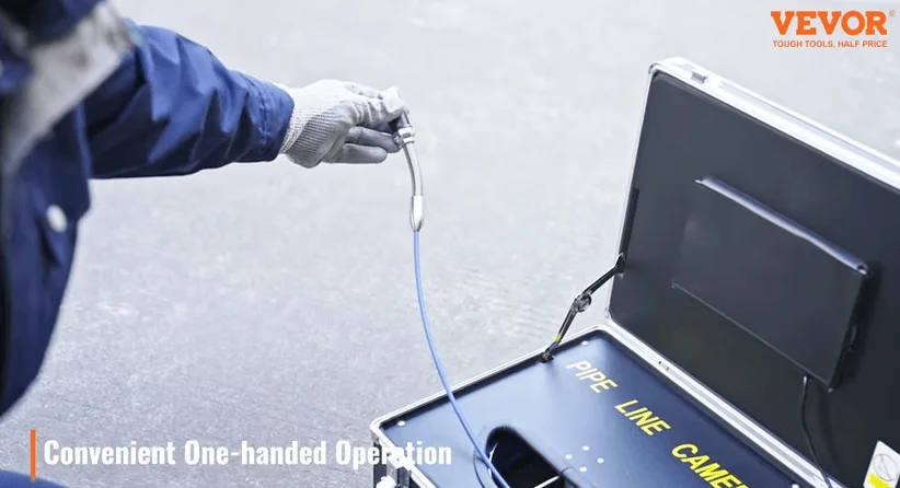 Easy-to-use VEVOR pipe inspection camera