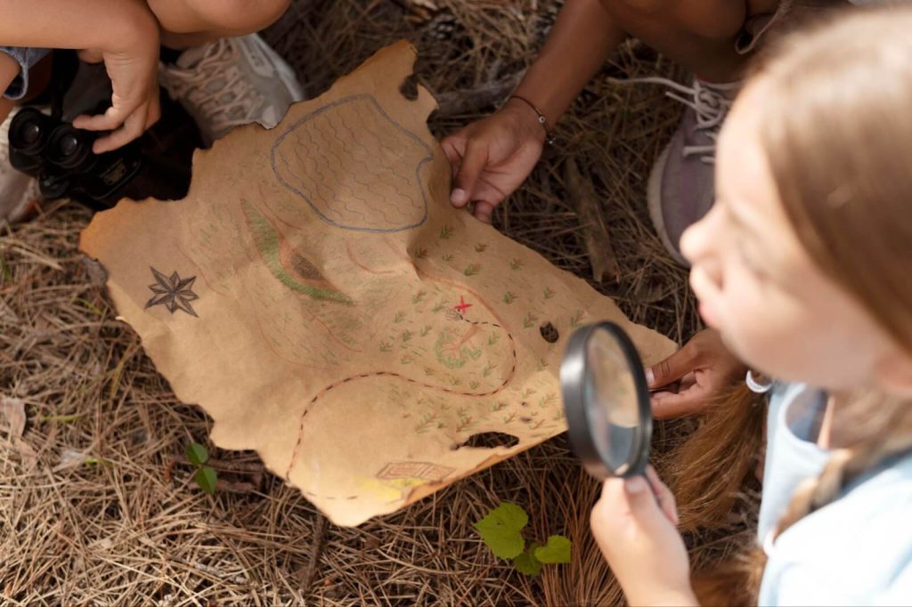 flashlight scavenger hunt game for kids