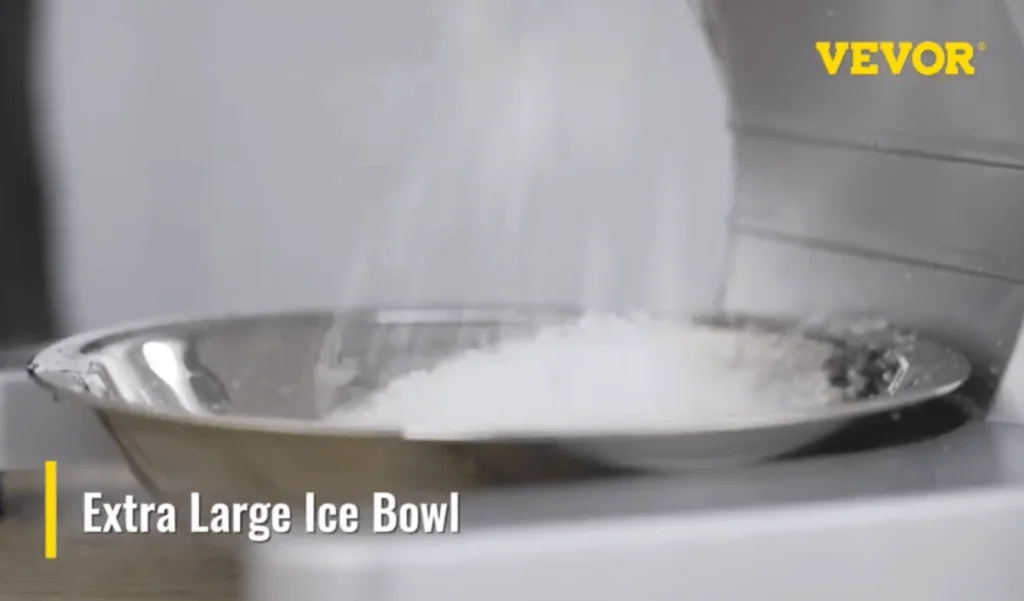 VEVOR Ice Crusher Machine with extra-large ice bowl
