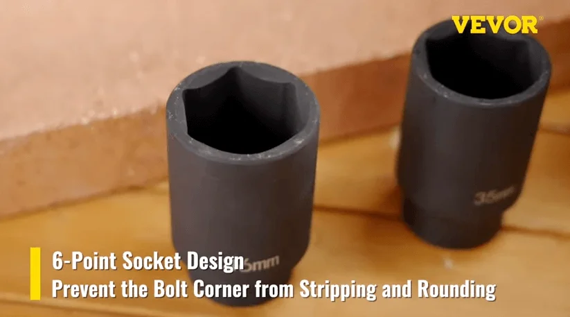 How to use the VEVOR impact socket set