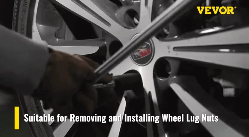 Install wheel lug nuts with the VEVOR impact socket