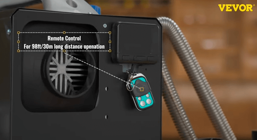 remote-controlled diesel air heater