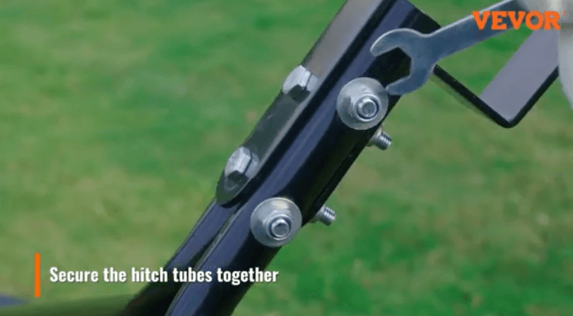 How to use the VEVOR lawn sweeper