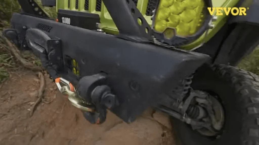 Using the VEVOR 13000lbs electric winch