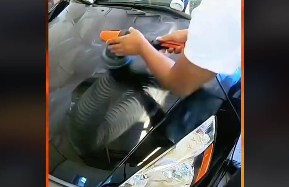 Using the VEVOR Cordless buffer polisher