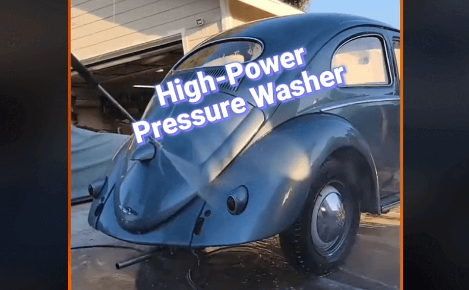using the VEVOR Electric pressure washer