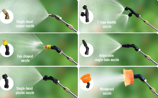 VEVOR backpack sprayer nozzles