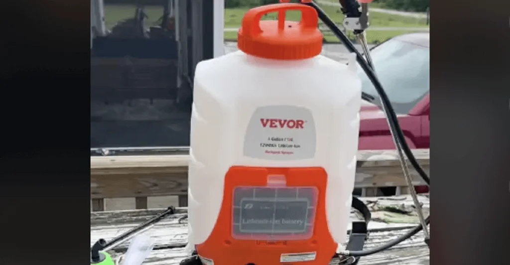 VEVOR battery-powered backpack sprayer