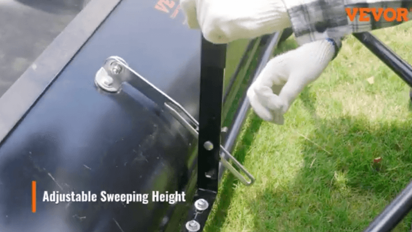 VEVOR lawn sweeper with adjustable height