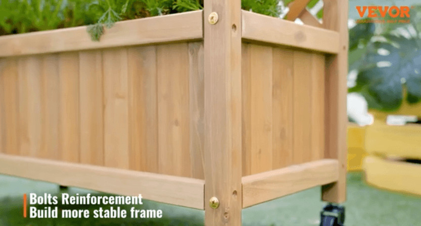 VEVOR raised garden bed with trellis