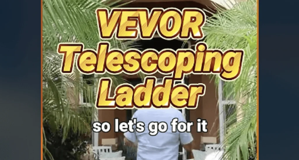 VEVOR telescoping ladder
