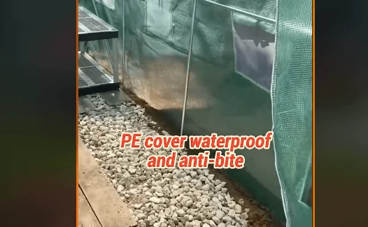 VEVOR walk-in tunnel greenhouse with pest control