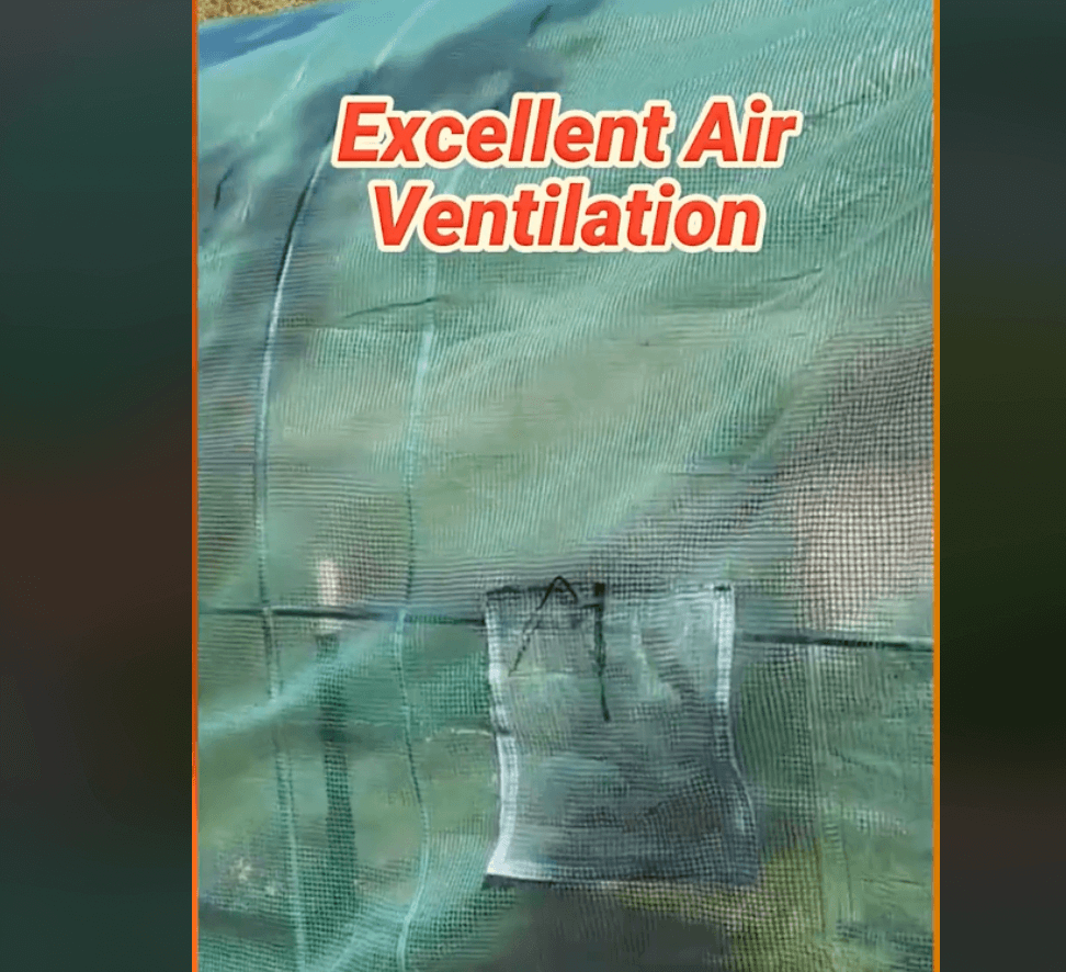VEVOR walk-in tunnel greenhouse with excellent air ventilation