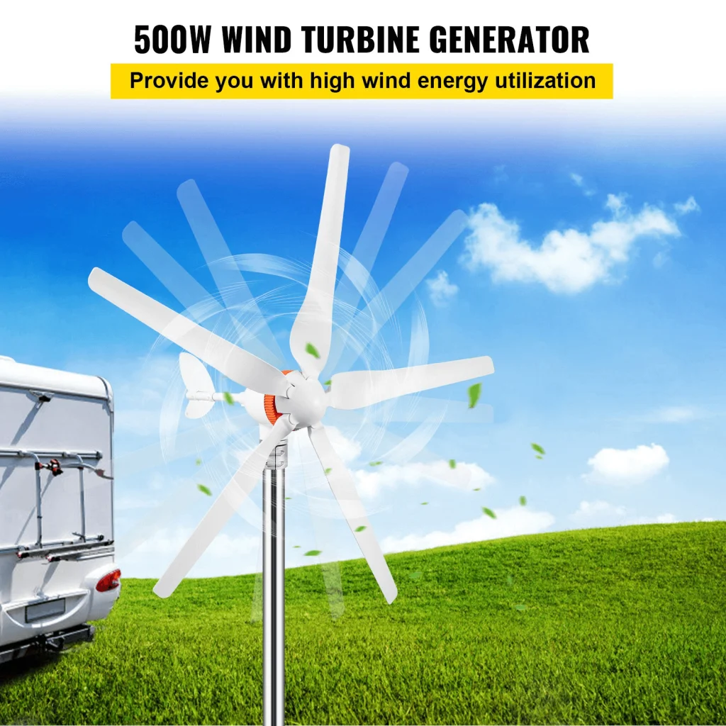 500w wind turbine generator