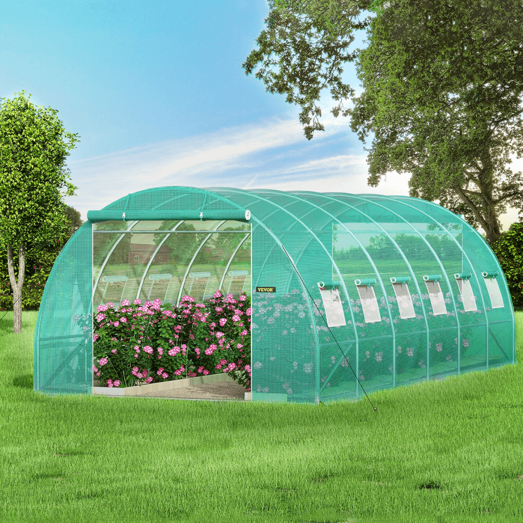 Benefits of the VEVOR Walk-in tunnel greenhouse