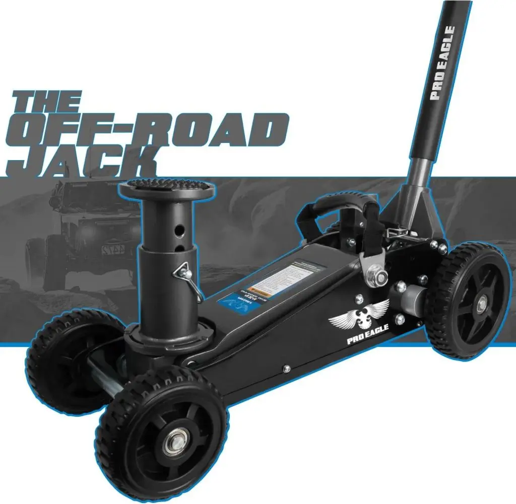 Cooke Pro Eagle Big Wheel Floor Jack