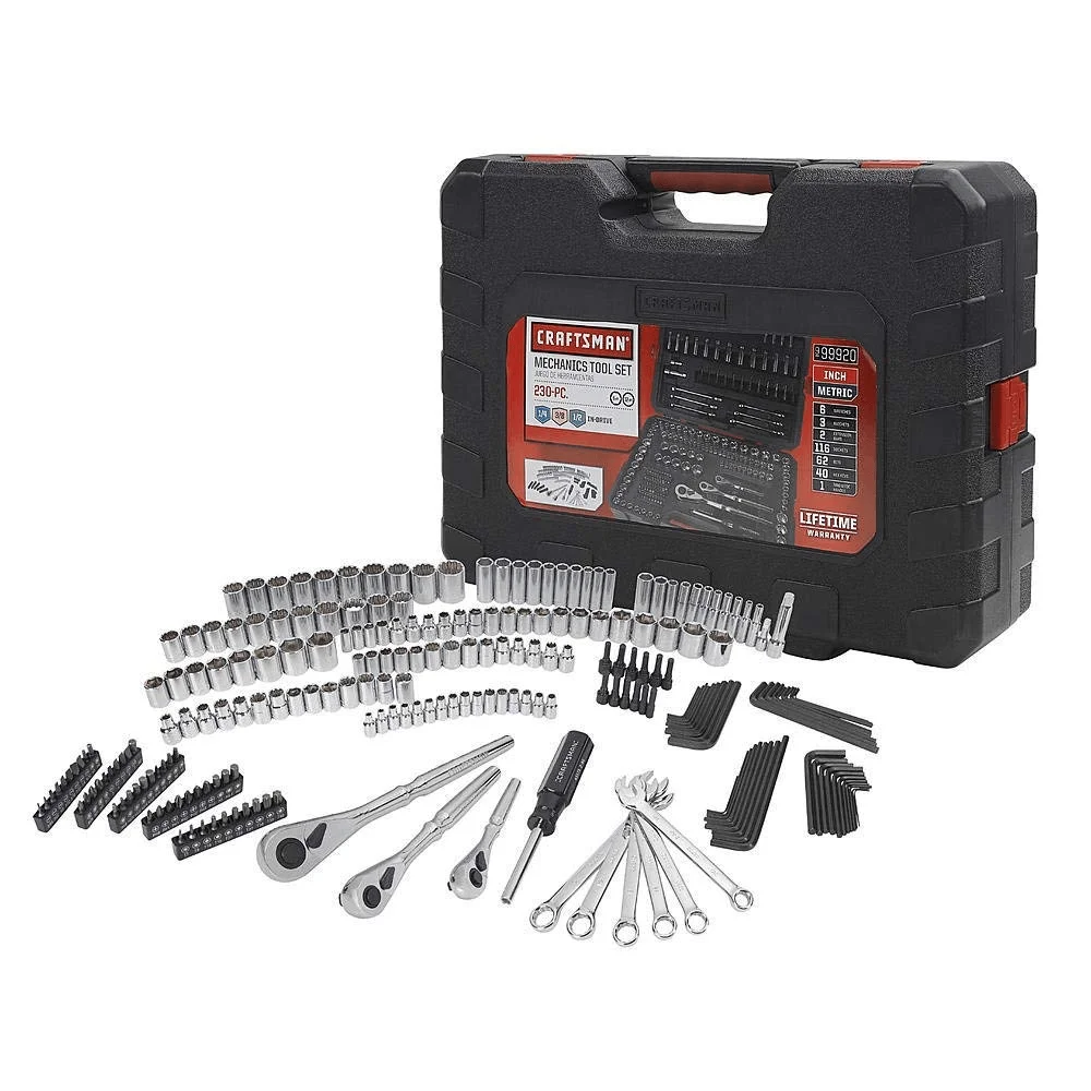 Craftsman portable mechanics tool set