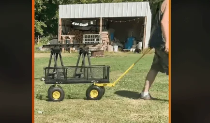 VEVOR Garden cart with comfortable handle