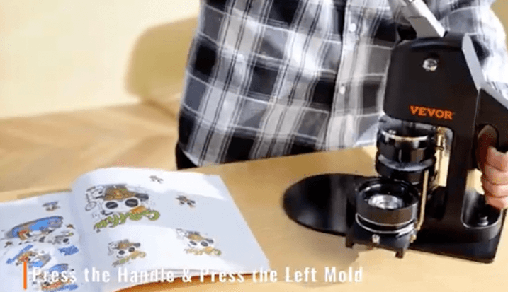 Using the VEVOR Button maker machine