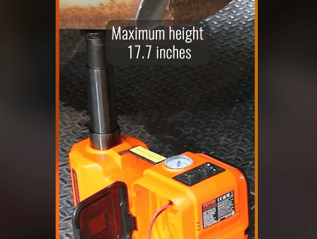 using the VEVOR 5-ton electric car floor jack