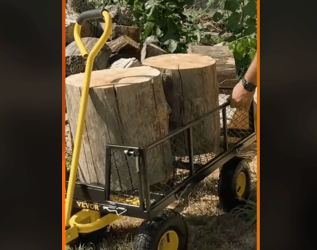 using the VEVOR Garden cart