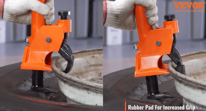 Using the VEVOR manual tire bead breaker