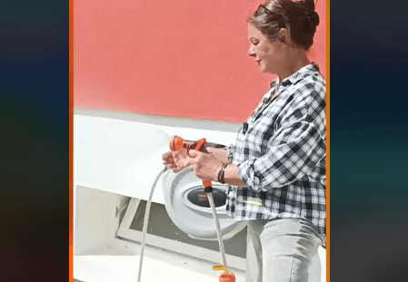Using the VEVOR Retractable Hose Reel