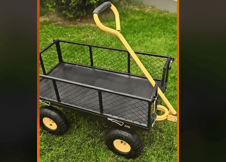 using the VEVOR Steel Garden Cart