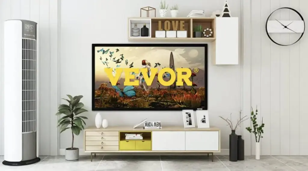 VEVOR 135-inch fixed projector screen