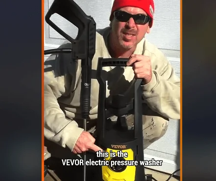 VEVOR Electric Pressure washer features