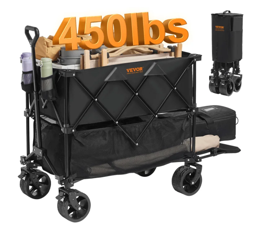 VEVOR heavy-duty all terrain folding wagon