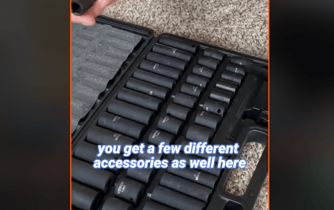 VEVOR Impact Socket Set accessories