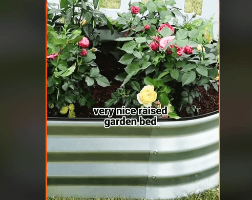 VEVOR galvanized raised garden bed
