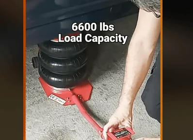 6600-lbs triple-bag air jack