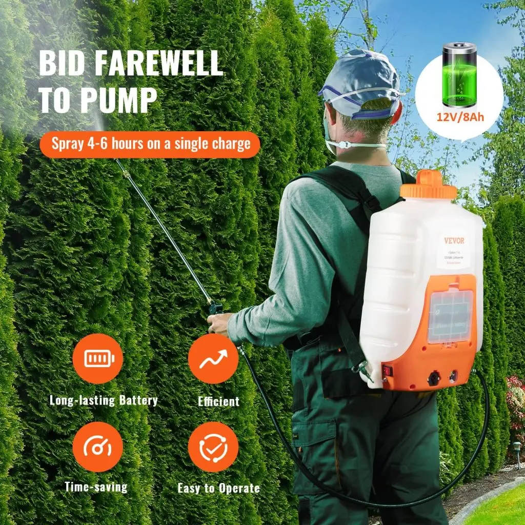 VEVOR Battery-powered backpack sprayer