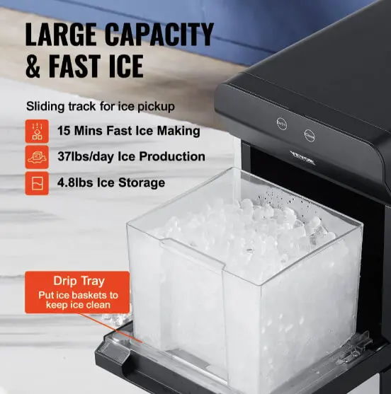 VEVOR Countertop Ice Maker Features