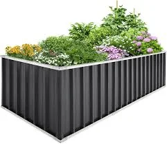 King Bird Galvanized steel raised garden bed