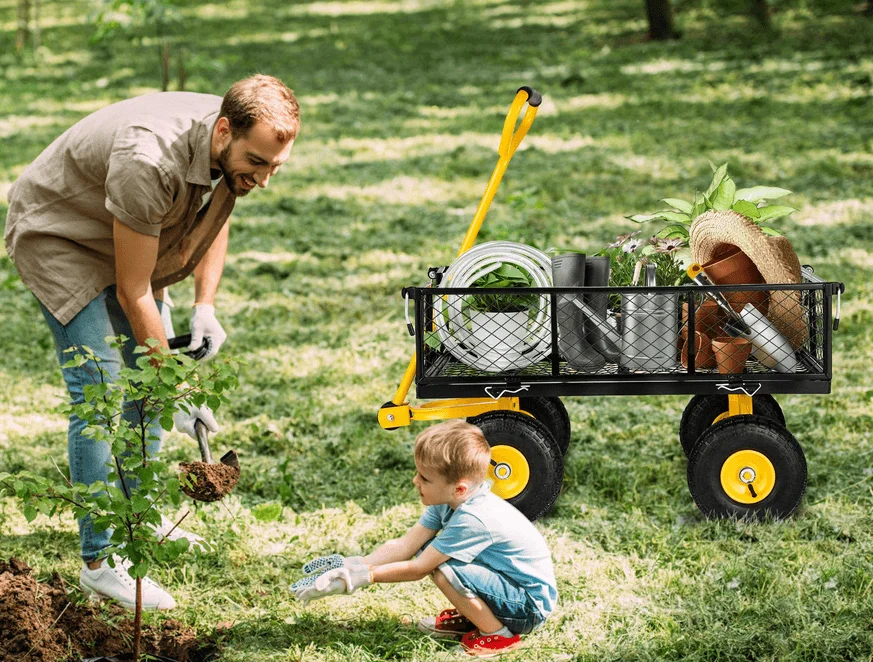 VEVOR Steel Garden Cart