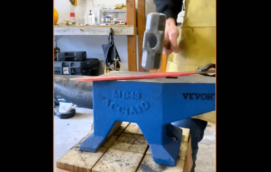 Using the VEVOR Blacksmith Anvil