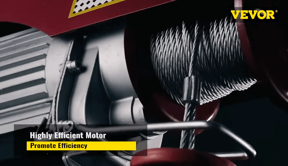 VEVOR Electric Hoist with high efficient motor