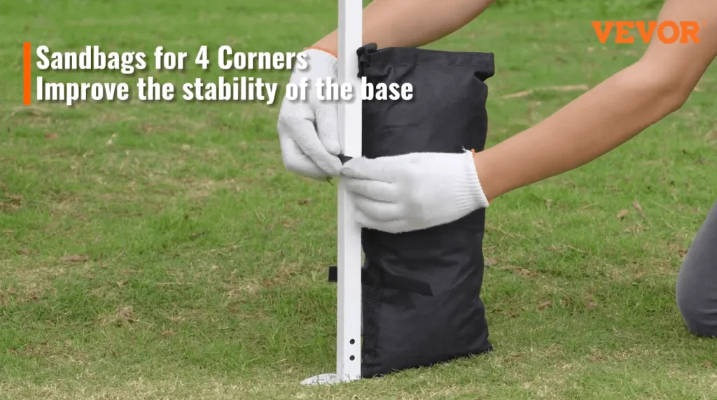 VEVOR pop-up canopy tent sandbags