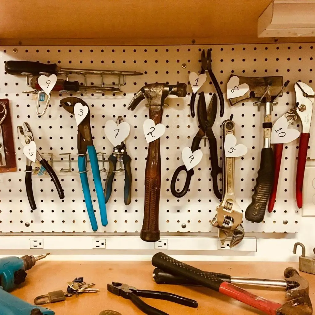 Creative ways to use a pegboard