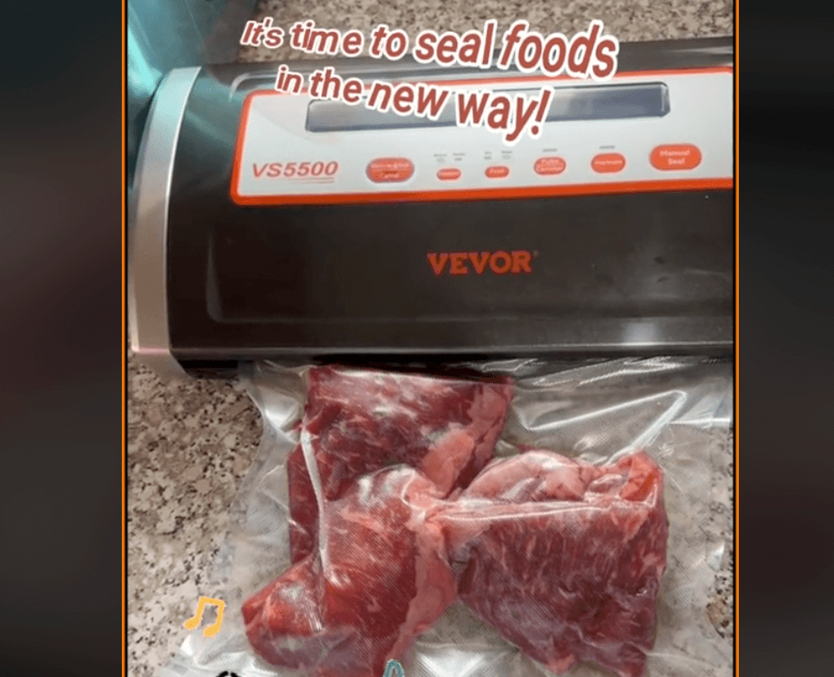 Using the VEVOR Vacuum Sealer